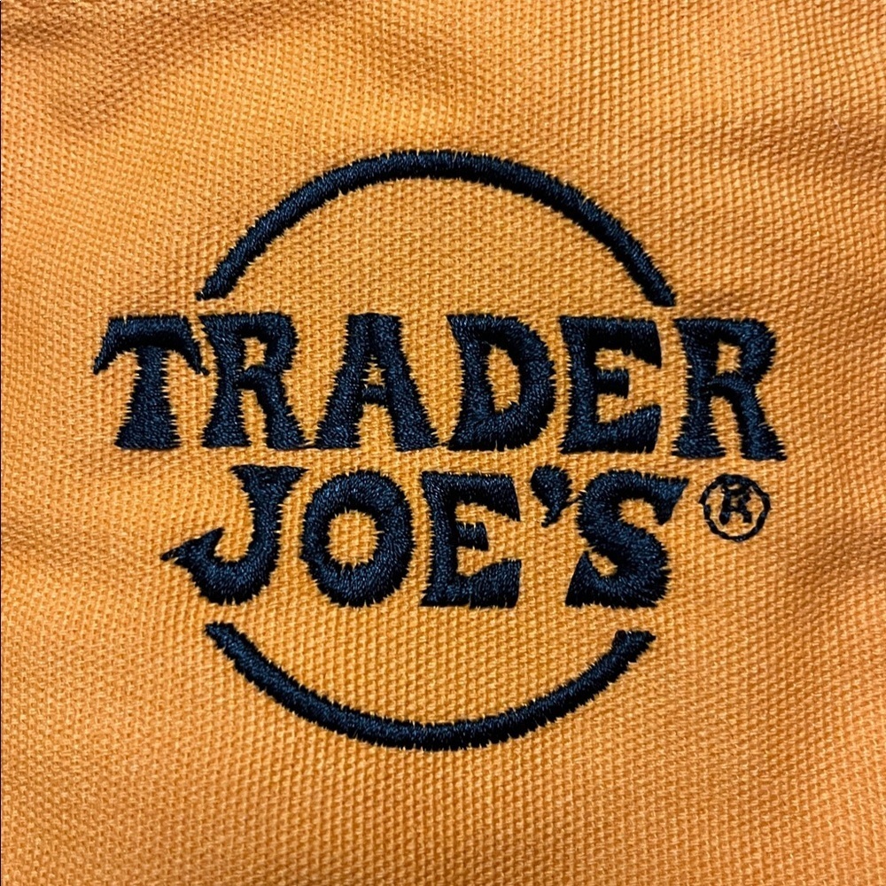 NWT Trader Joe’s Limited Edition Trick or Treat Orange Mini Canvas Tote Bag - Picture 3 of 7
